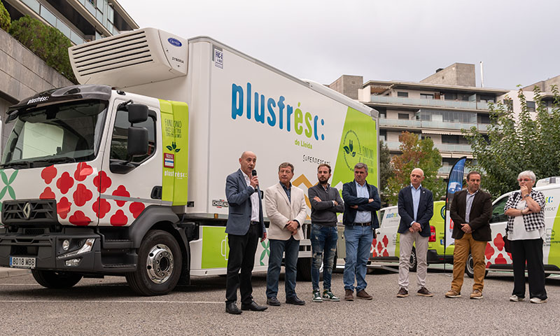 Presentación camión 100% eléctrico de Plusfresc