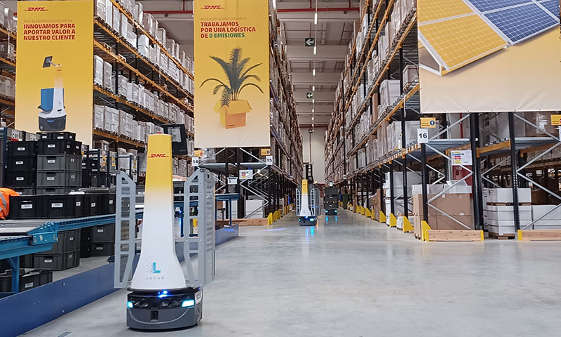 Almacén robotizado de DHL para IKEA en España