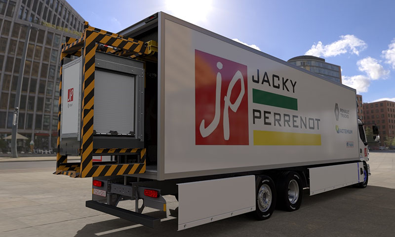 Sistema de carga y descarga patentado por Renault Trucks y Jacky Perrenot