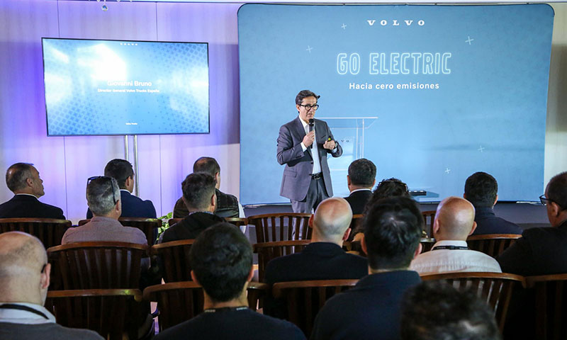 Jornada sobre electromovilidad de Volvo en Barcelona