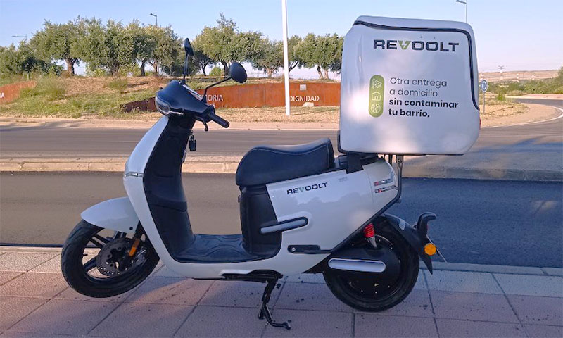 Motocicleta para reparto urbano