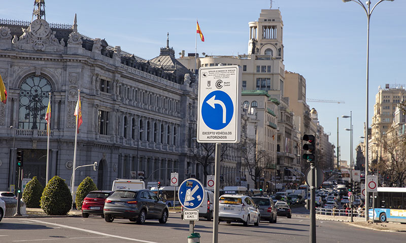 Comienzo de la Zona de Bajas Emisiones de Madrid